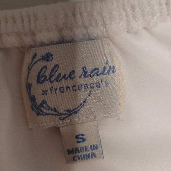 NWOT Francesca's Kimber Bridal Outdoorsy    Puff Sleeve Romper Small - Picture 10 of 11